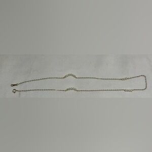 14K Sophisticated Gold and Pearl Necklace 16inch 1/20 grams